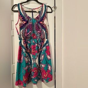 Print Mini Dress by Pink Owl